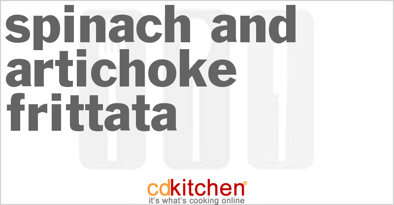 Spinach and Artichoke Frittata - CDKitchen.com