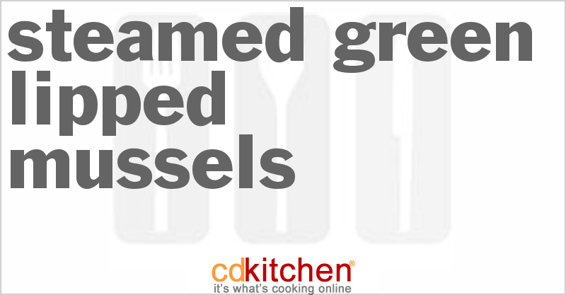 Steamed Green Lipped Mussels - CDKitchen.com