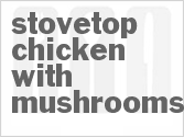 recipe for stovetop chicken with mushrooms
