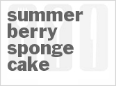recipe for summer berry sponge cake