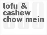 recipe for tofu & cashew chow mein