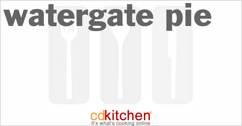 Watergate Pie - CDKitchen.com