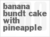 Banana Bundt Cake With Pineapple