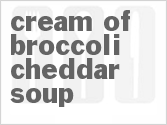 Cream of Broccoli Cheddar Soup