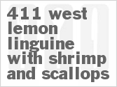 recipe for 411 west lemon linguine with shrimp and scallops