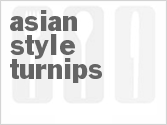 recipe for asian-style turnips