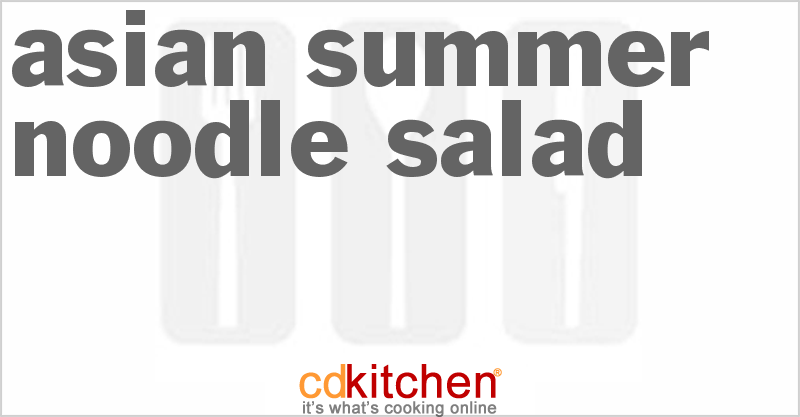 Asian Summer Noodle Salad - CDKitchen.com