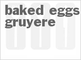 recipe for baked eggs gruyere