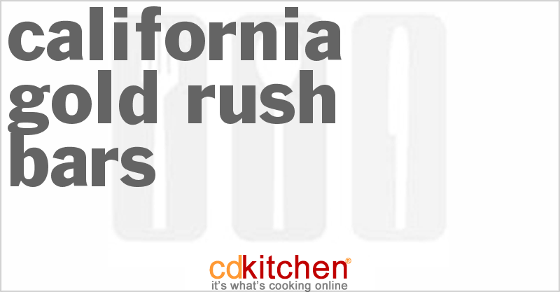 California Gold Rush Bars - CDKitchen.com