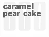 recipe for caramel pear cake