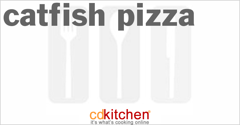Catfish Pizza With Hush Puppy Crust - CDKitchen.com