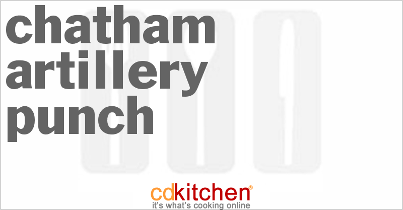 Chatham Artillery Punch - CDKitchen.com