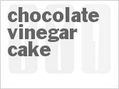 recipe for chocolate vinegar cake