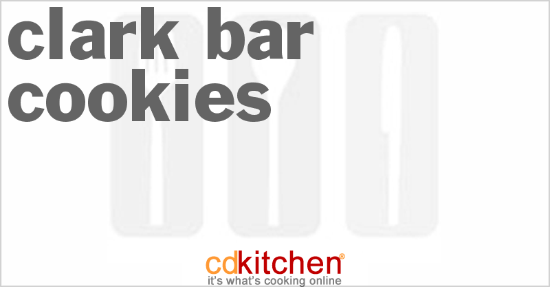 Clark Bar Cookies - CDKitchen.com