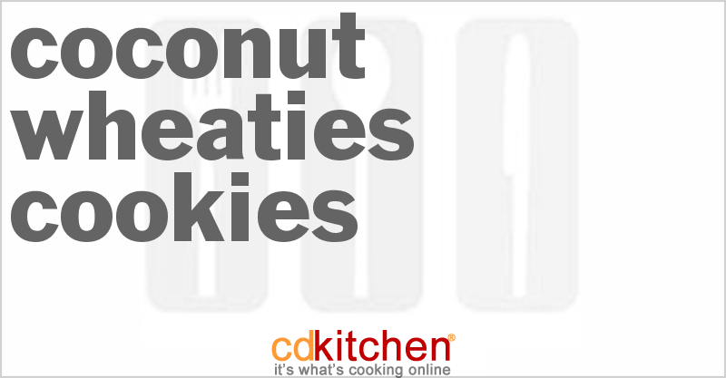 Coconut Wheaties Cookies - CDKitchen.com