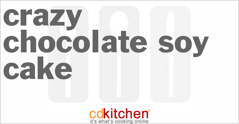 Crazy Chocolate Soy Cake - CDKitchen.com