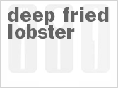 recipe for deep fried lobster