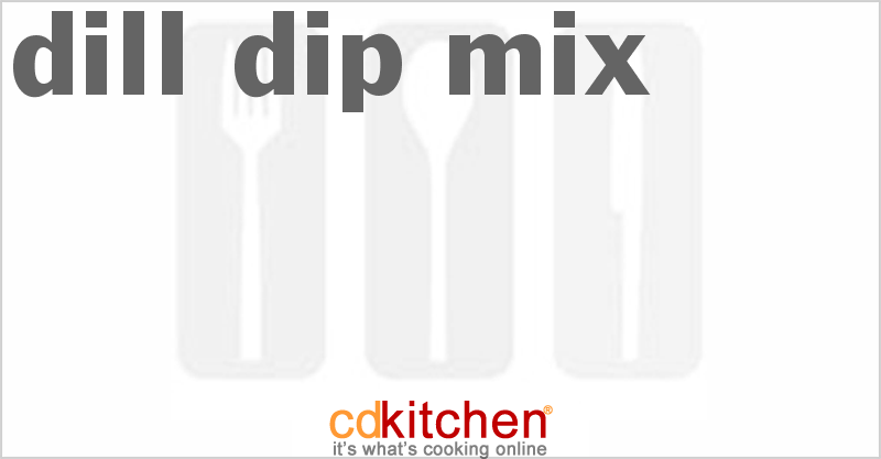 Dill Dip Mix - CDKitchen.com