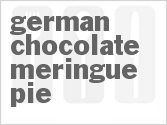 recipe for german chocolate-meringue pie
