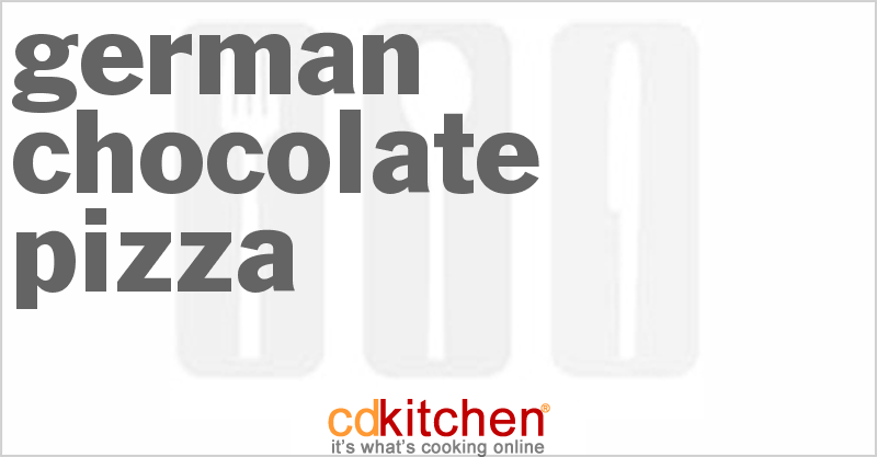 German Chocolate Pizza - CDKitchen.com