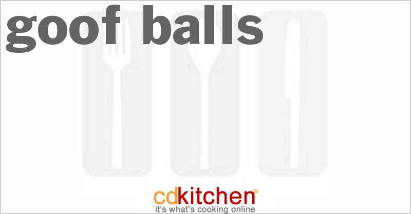 Goof Balls - CDKitchen.com