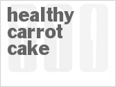 recipe for healthy carrot cake