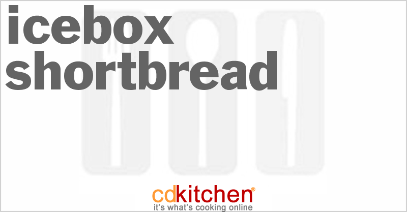 Icebox Shortbread - CDKitchen.com