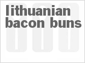 recipe for lithuanian bacon buns