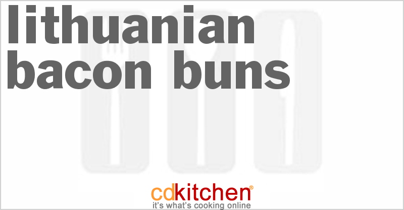 Lithuanian Bacon Buns - CDKitchen.com