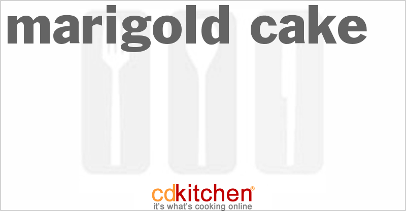 Marigold Cake - CDKitchen.com