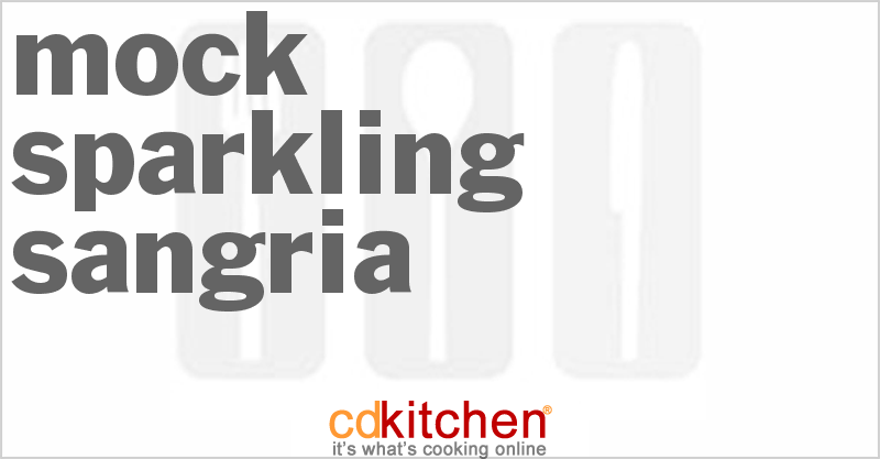 Mock Sparkling Sangria - CDKitchen.com