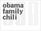 recipe for obama family chili