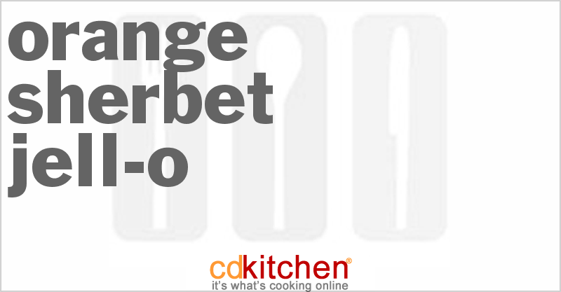 Orange Sherbet Jell-O - CDKitchen.com