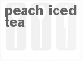 recipe for peach iced tea