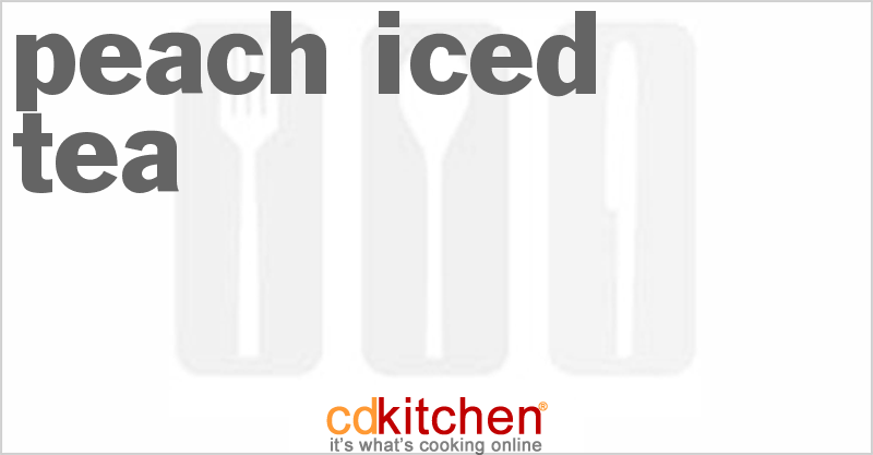Peach Iced Tea - CDKitchen.com