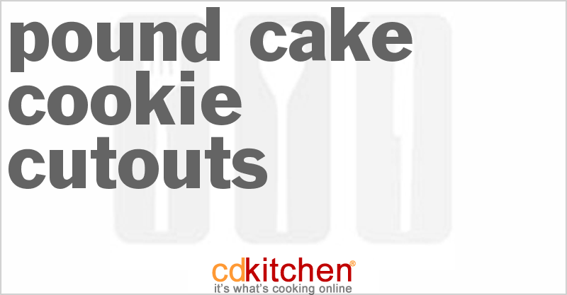 Pound Cake Cookie Cutouts - CDKitchen.com