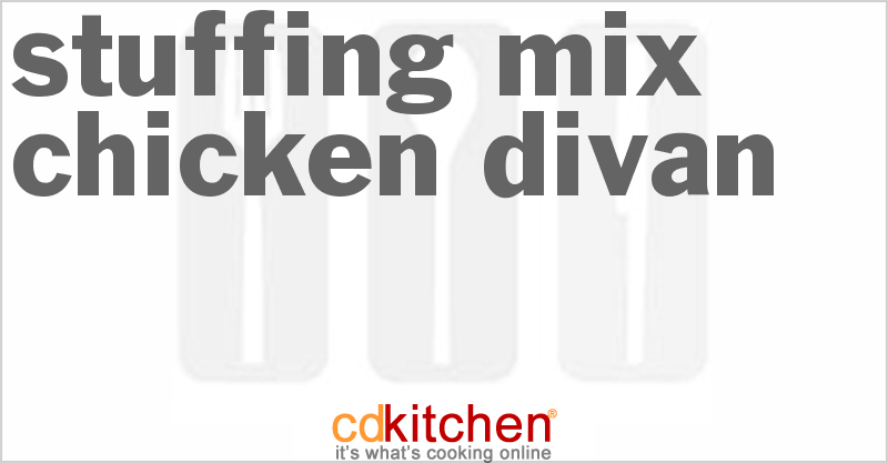 Stuffing Mix Chicken Divan - CDKitchen.com