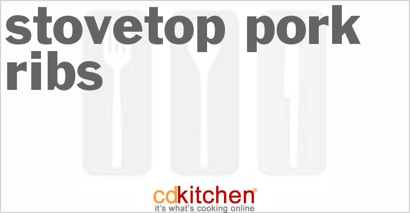 Stovetop Pork Ribs - CDKitchen.com