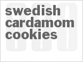 recipe for swedish cardamom cookies