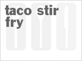 recipe for taco stir fry