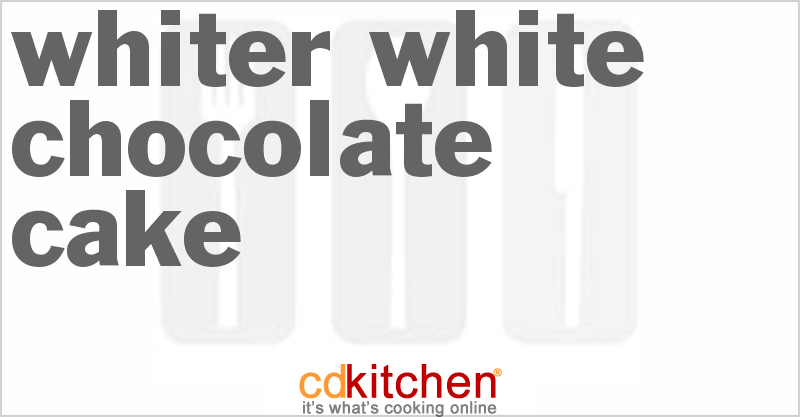 Whiter White Chocolate Cake - CDKitchen.com