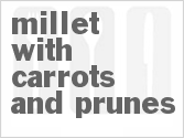 Millet with Carrots and Prunes
