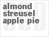 recipe for almond streusel apple pie
