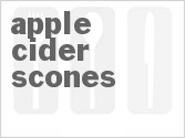recipe for apple cider scones