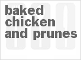 recipe for baked chicken and prunes