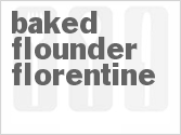 recipe for baked flounder florentine