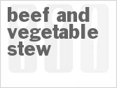recipe for slow cooker beef and vegetable stew