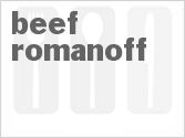 recipe for beef romanoff