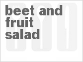 recipe for beet and fruit salad