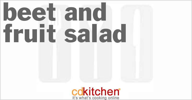 Beet And Fruit Salad - CDKitchen.com